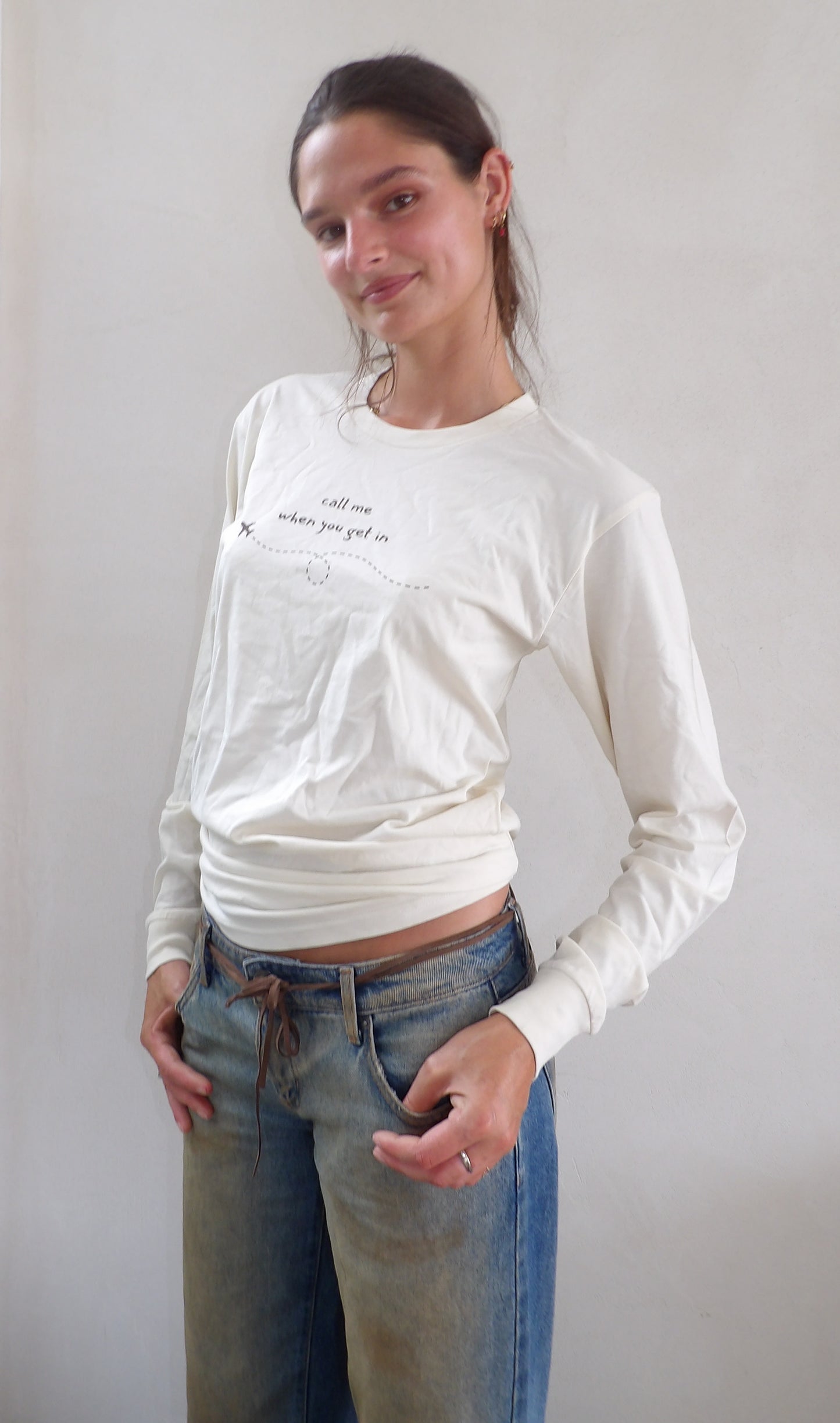 Long Sleeve Tee (Call Me When You Get In)