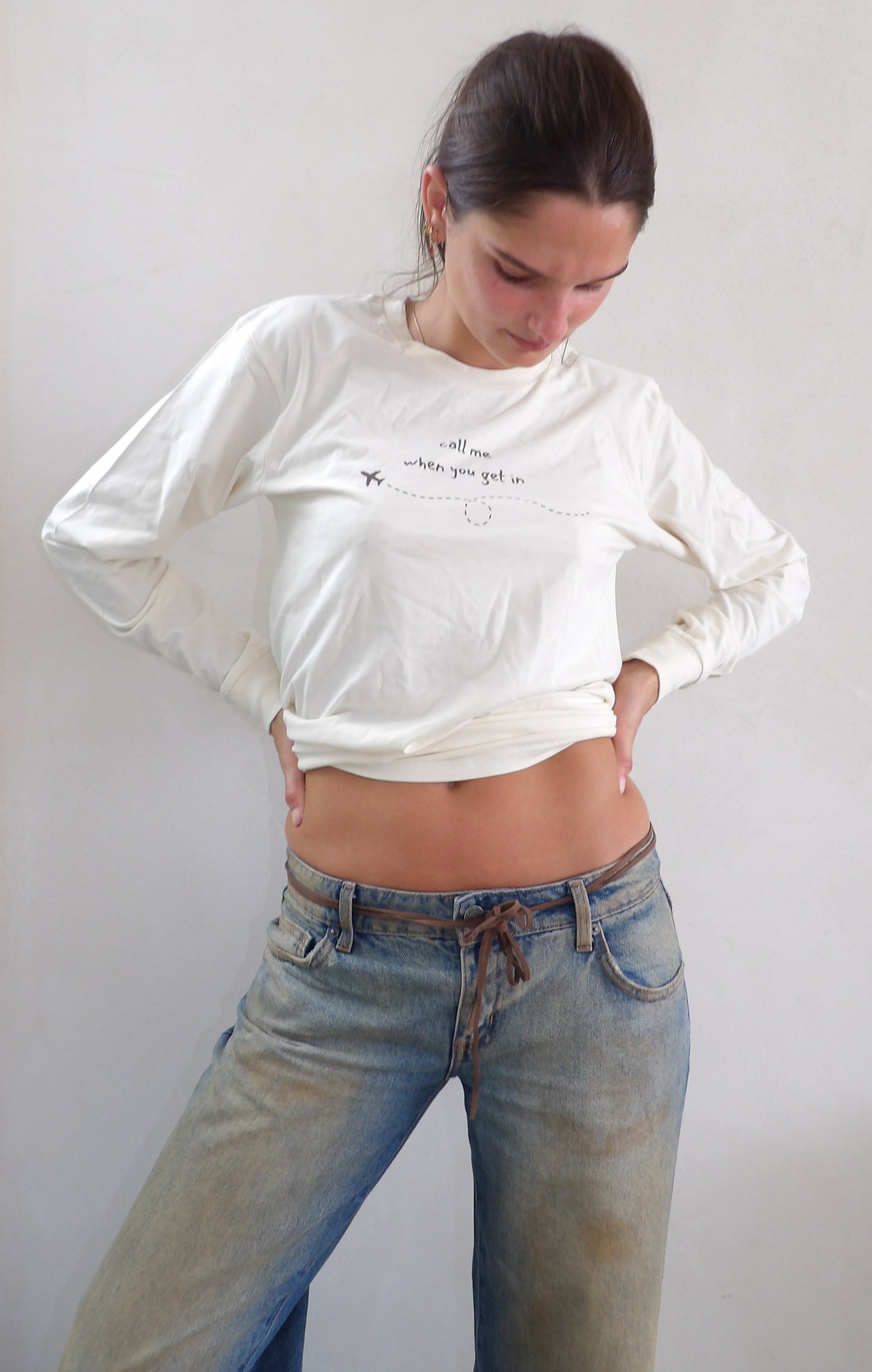 Long Sleeve Tee (Call Me When You Get In)